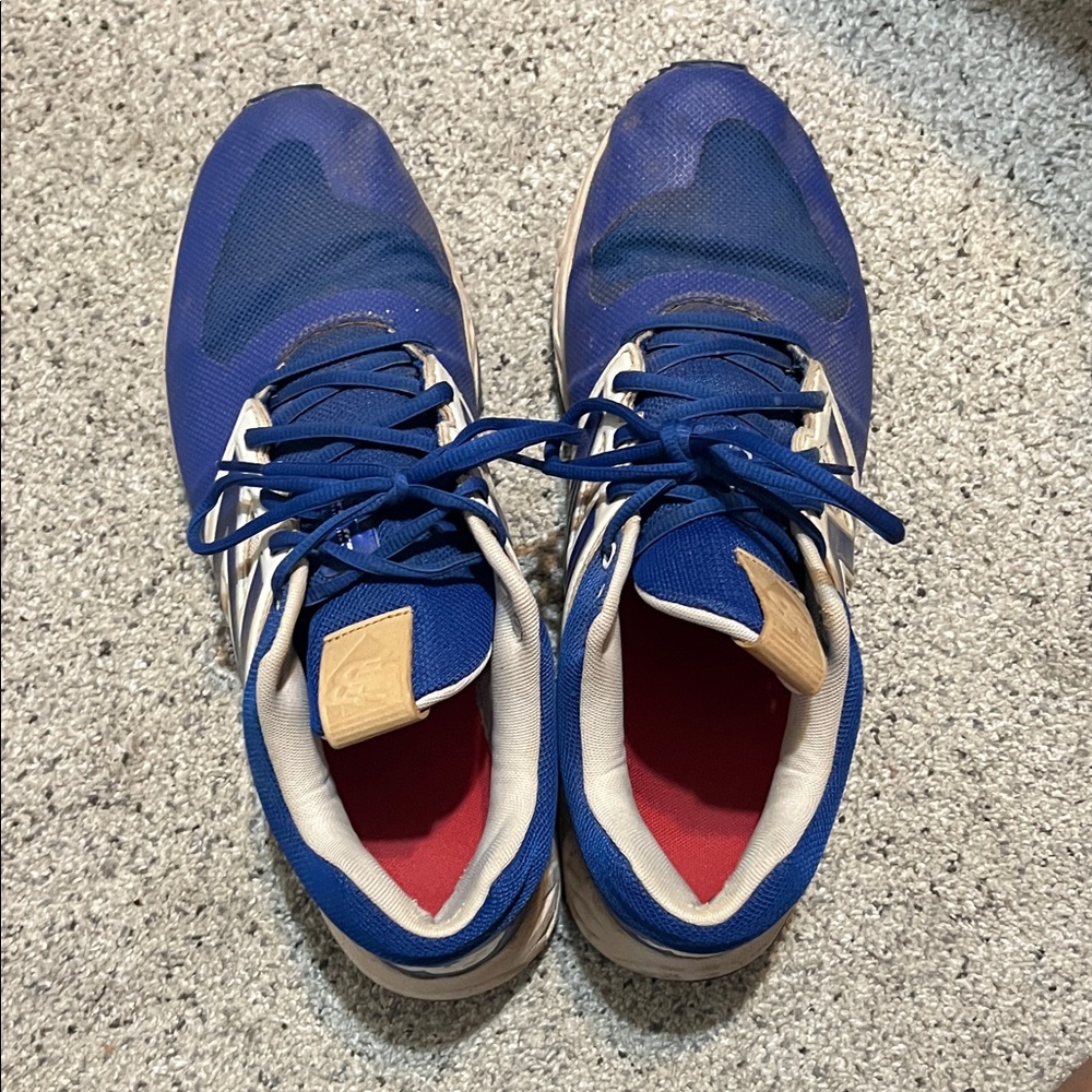 New Balance Blue and White Sneakers